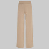 Beige pants on a light gray background