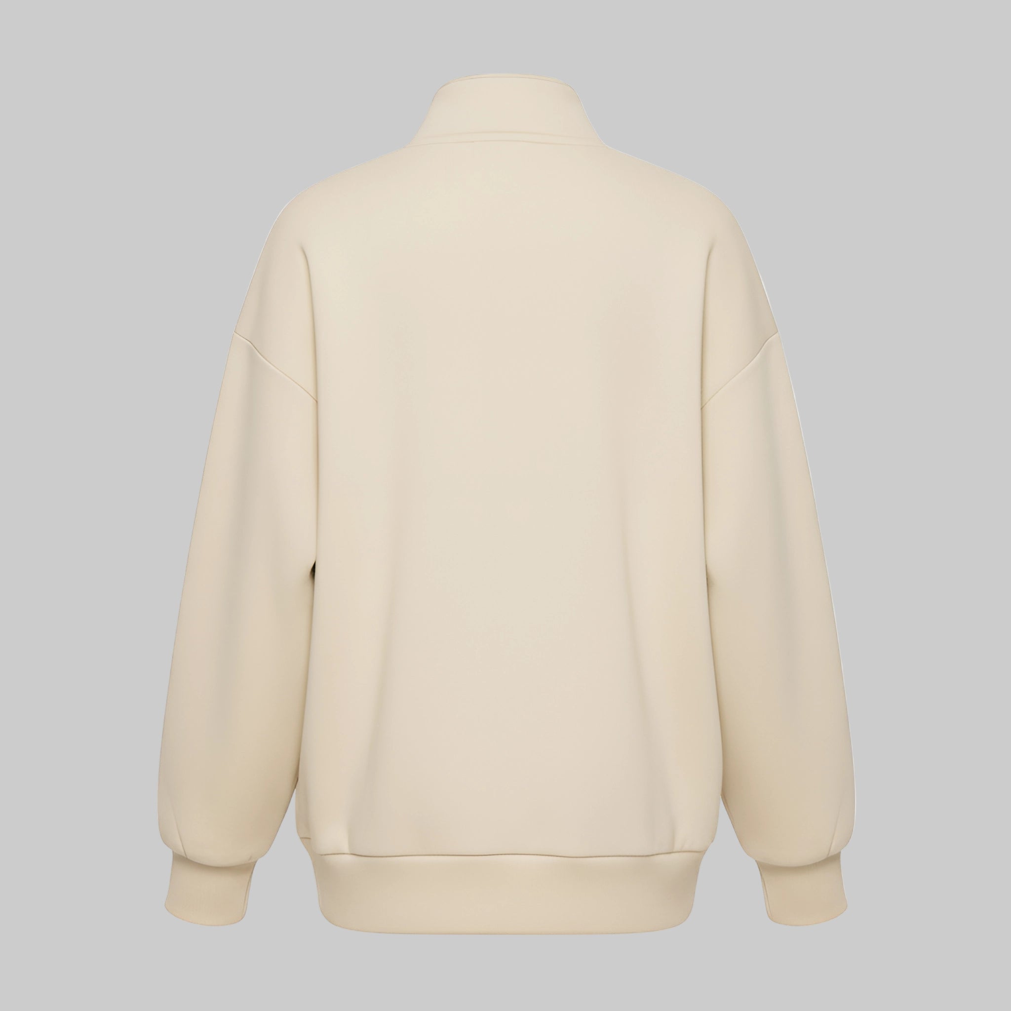 Beige jacket on a white background